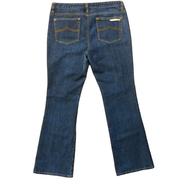 Michael Kors Dark Wash Boot Cut Jeans - Picture 1 of 9
